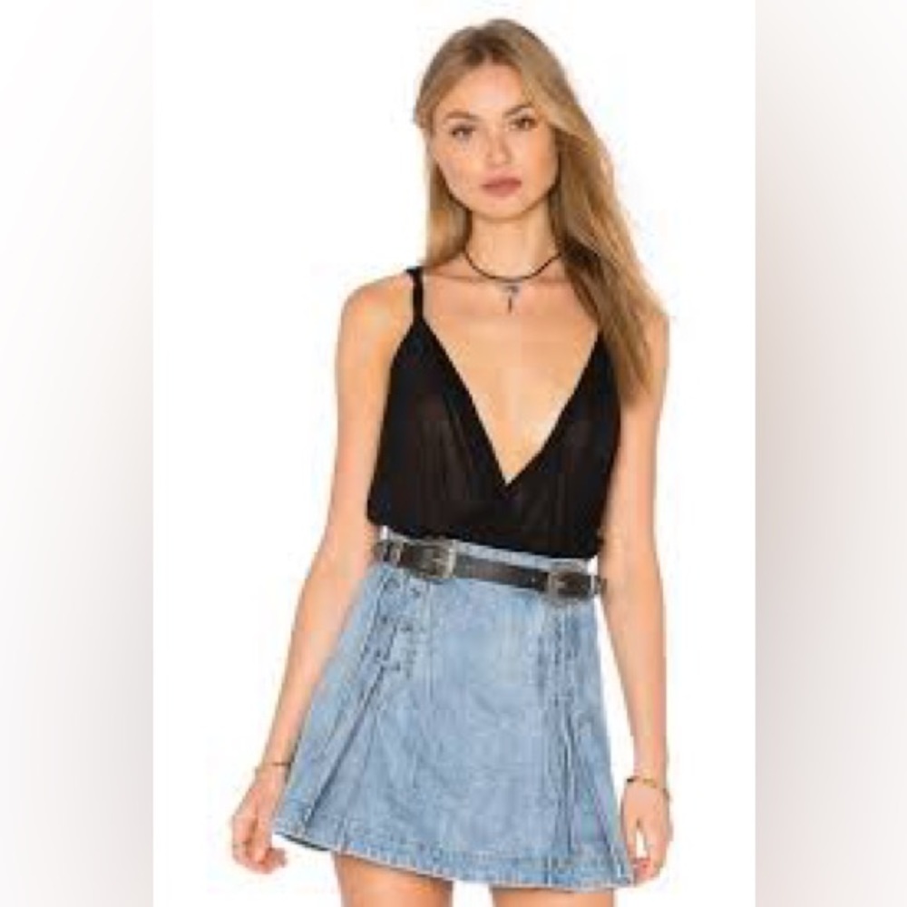 Free People Bulls Eye Wrap Top - Small